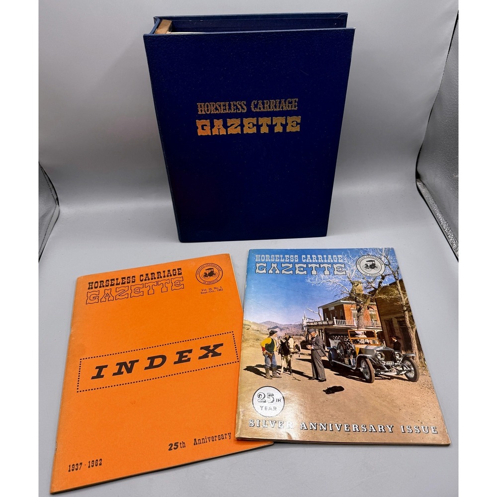Horseless Carriage Gazette 1962-1963 Magazine Lot 10 Issues Binder Index 25th -G